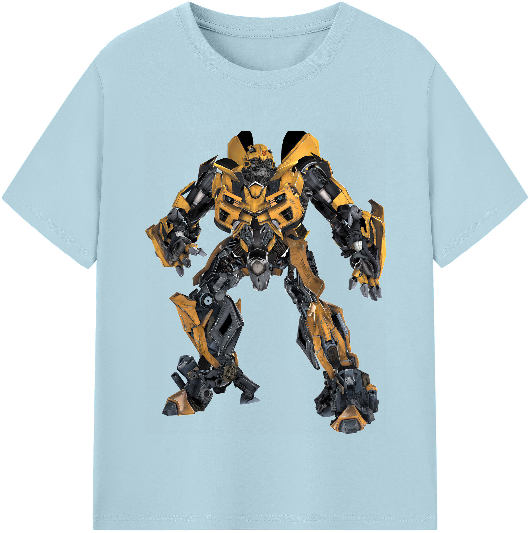 （画像用） Transformers トランスフォーマー 綿100％半袖Tシャツ（フロントプリント）